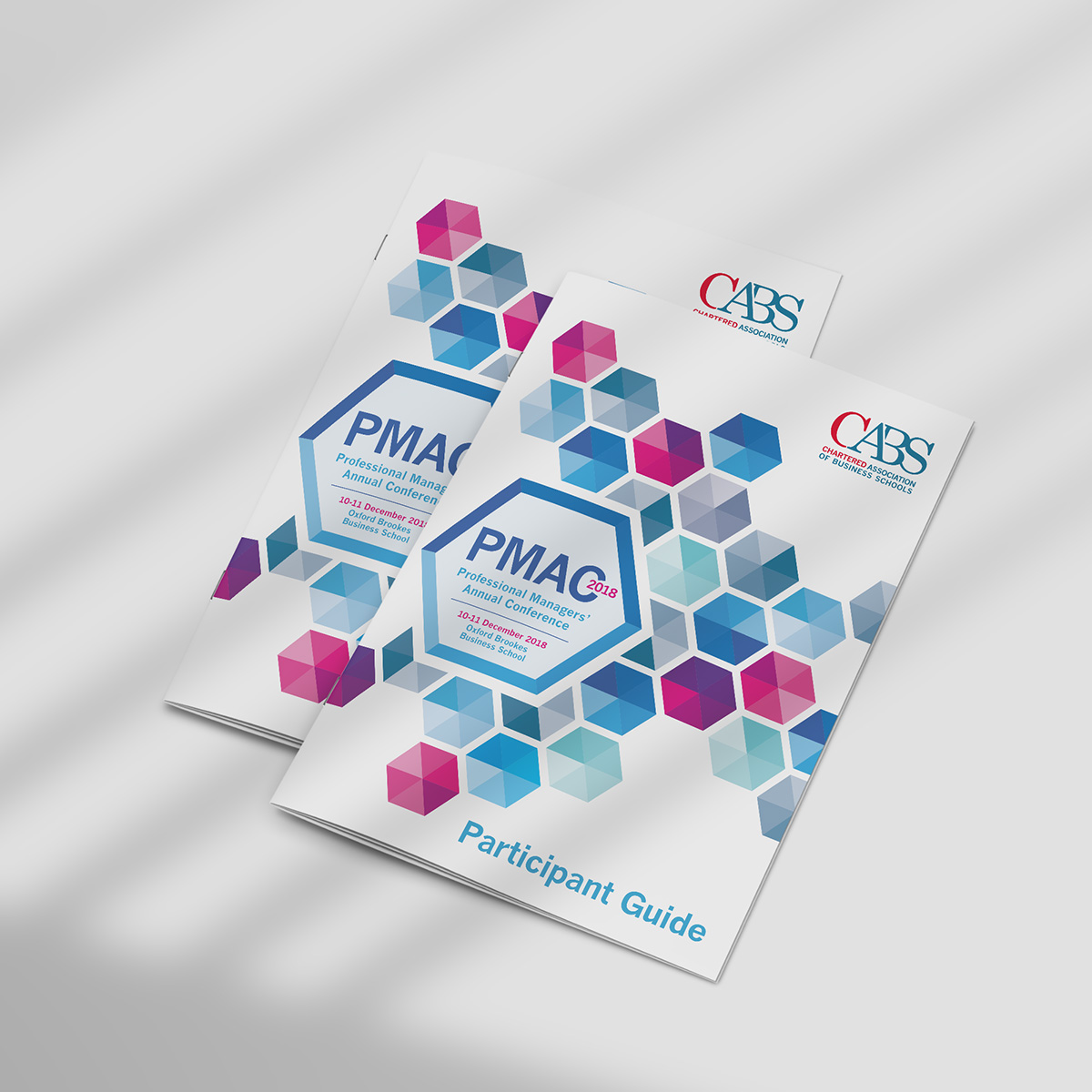 CABS PMAC Event Guide Book Design
