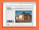 KRP Consulting Website Design