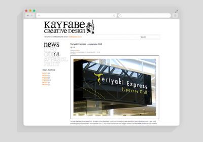Katfabe Website Design