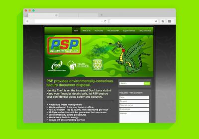 PSP Website Design